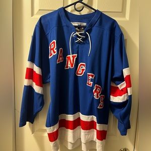 Authentic New York Rangers, home jersey size medium